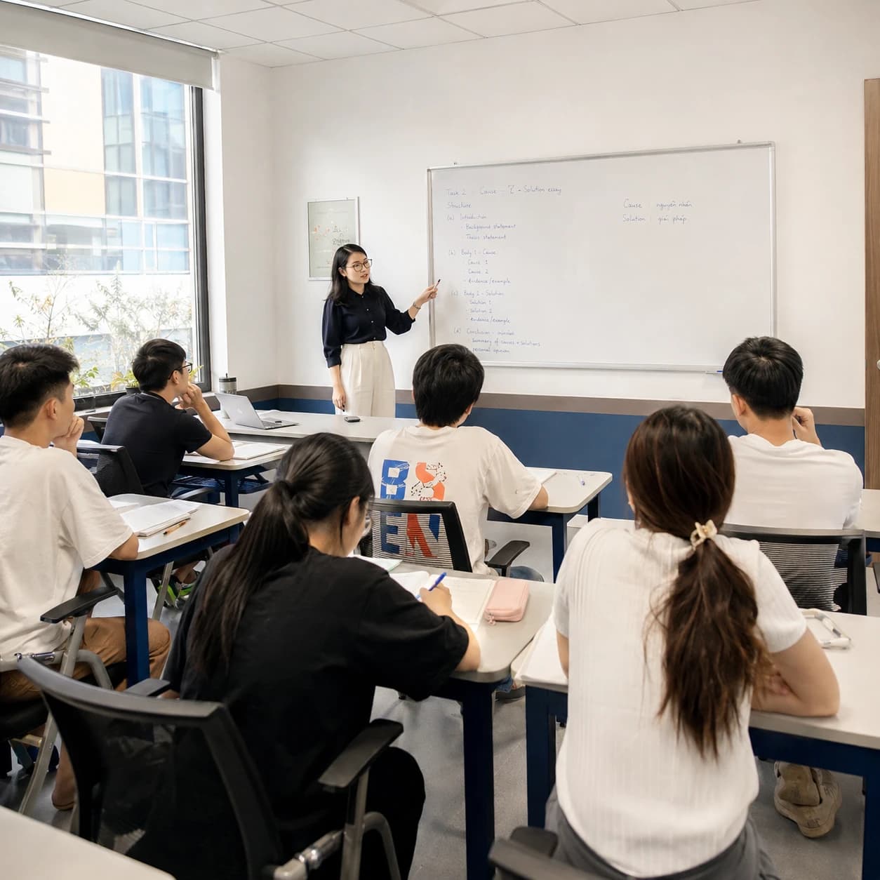 Không gian lớp học tại Wobridge Academy