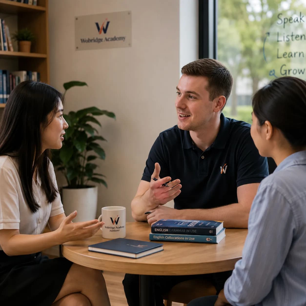 Lớp học chương trình Tiếng Anh giao tiếp tại Wobridge Academy
