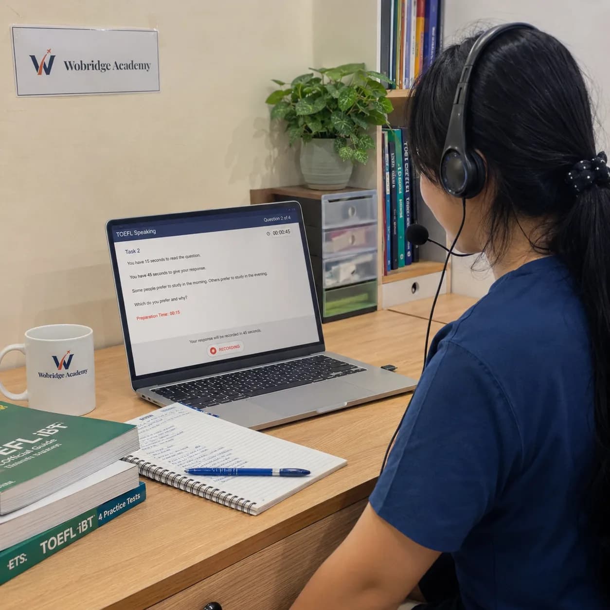 Lớp học chương trình TOEFL tại Wobridge Academy