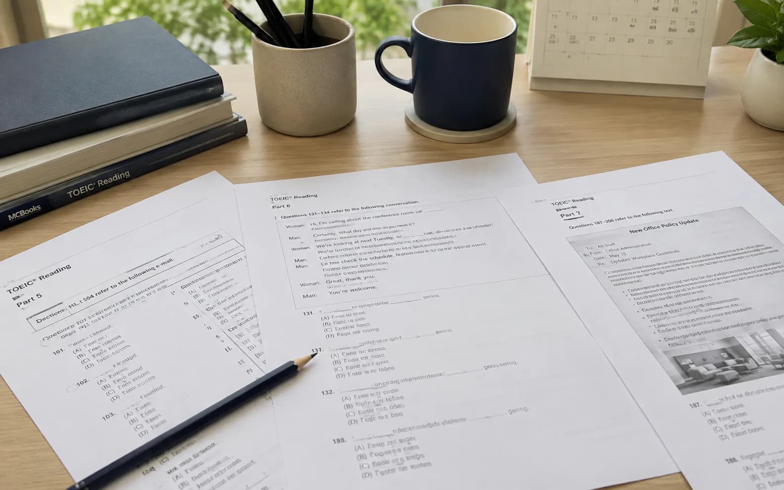 TOEIC Reading — Part 5 đến Part 7