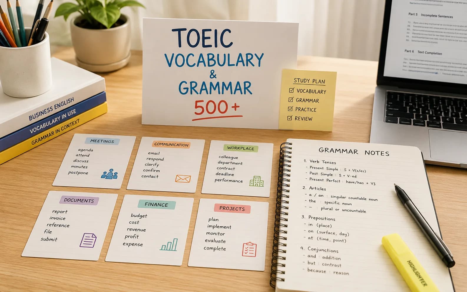 TOEIC Vocabulary & Grammar 500+